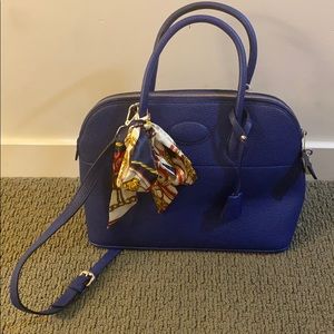 Real leather tote bag